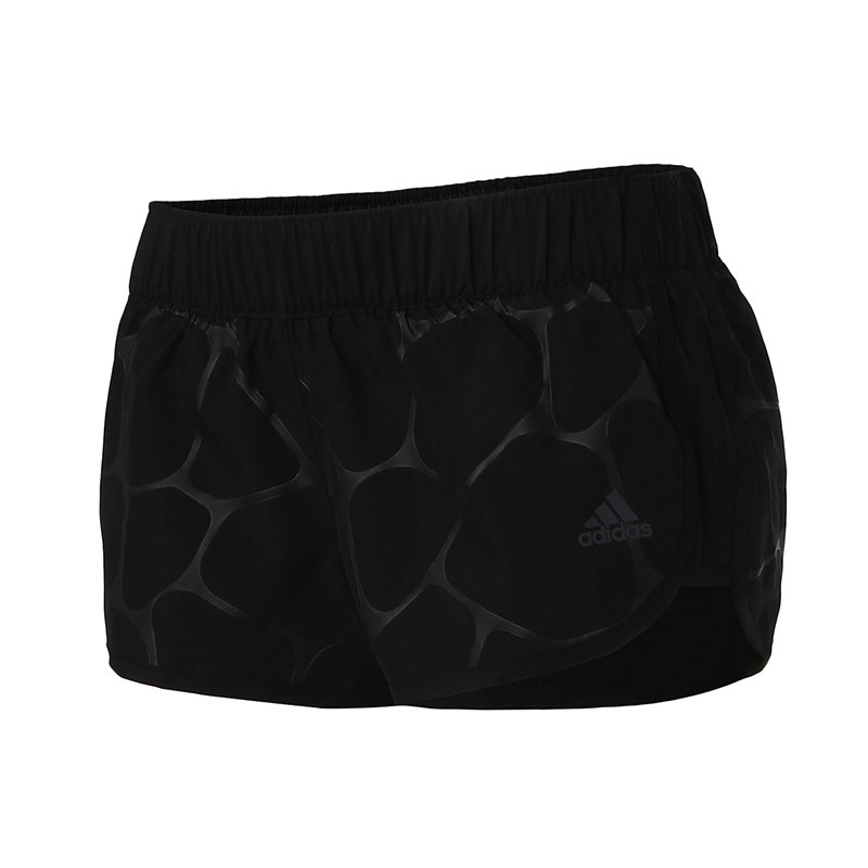 adidas阿迪达斯女子运动短裤春秋季跑步训练运动服BQ9383 黑色 L