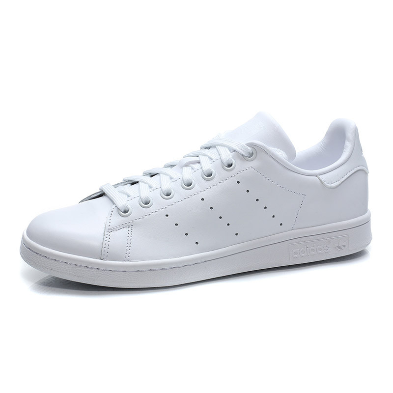 adidas阿迪达斯三叶草男女鞋运动板鞋STAN SMITH小白鞋蓝尾M20325 白色S75104 37码