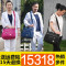 818款包包2017新款潮时尚尼龙单肩包女包帆布大包简约牛津布包斜挎包女 蓝色漫画花色