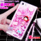 oppoa33手机壳oppoa33m保护套t硅胶0PP0女opa挂绳oppora防摔op 金色流沙小丸子