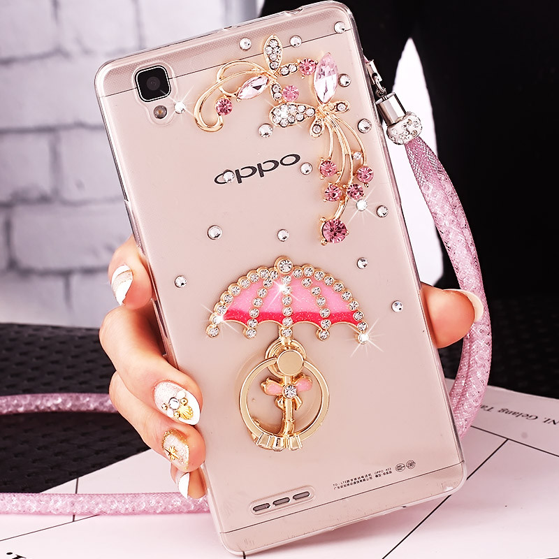 OPPOA35手机壳0PP0A35m软胶poop保护套popo挂绳opr男女opopr防 粉雨伞+粉沙链