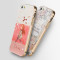 苹果5手机壳iPhone5s保护套i5SE全包边保护硬壳PG5金属边框外壳3D2017 花季少女