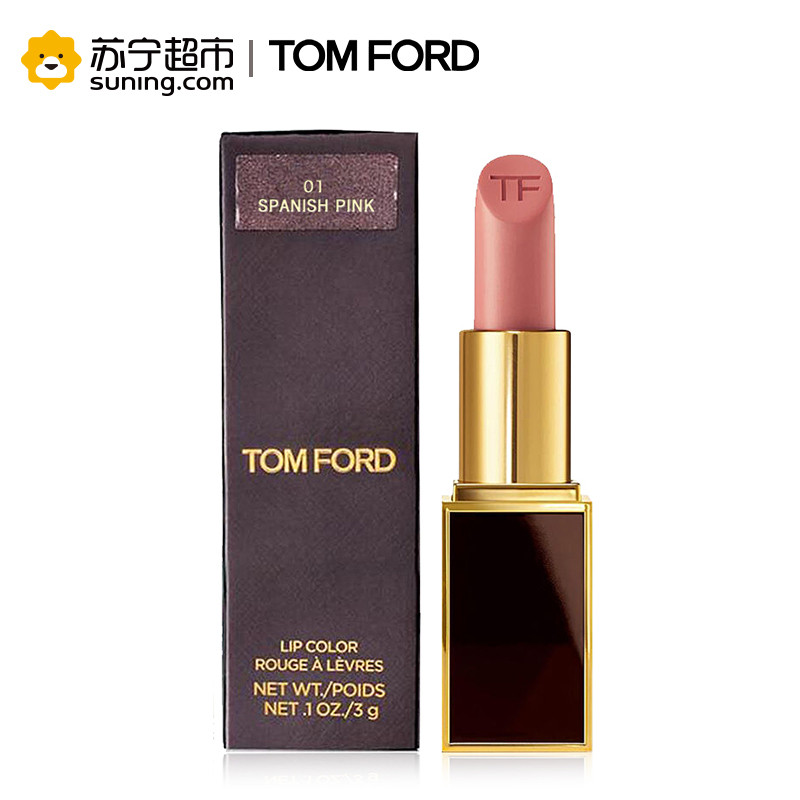 【苏宁超市】汤姆福特TOM FORD 烈焰幻魅唇膏01# SPANISH PINK