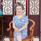 bw9新款奶奶夏装套装老人睡衣短袖两件套妈妈装中老年夏季绵绸休闲家居服 3XL（125-135斤） 花色10