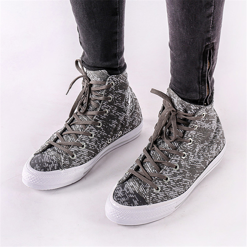 Converse/匡威 女鞋秋新款运动迷彩纺织涂层拼接高帮休闲鞋板鞋|553449 CS553449 35.5/5