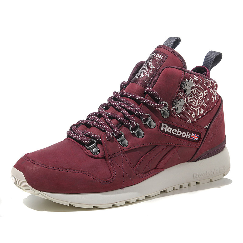 Reebok锐步男鞋休闲鞋2016新GL 6000高帮款运动鞋AQ9974 紫色 40码
