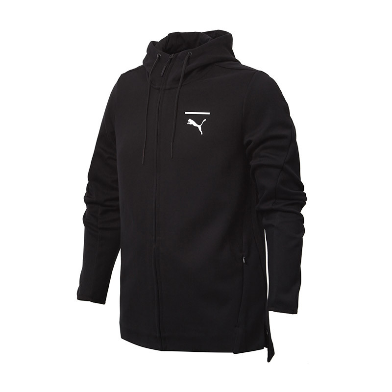 彪马Puma2017新款男装外套运动服运动休闲57466201 黑色 2XL