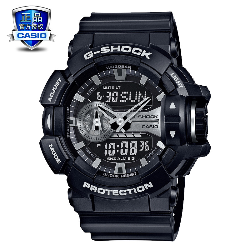 梦想如金卡西欧手表男 g-shock黑金GA-110GB运动手表gshock男表 GA-400GB-1A