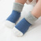 JEENH 婴儿袜子棉袜秋冬新生儿袜子0-3岁宝宝袜子儿童袜子 0-1岁（推荐脚长10-11） 加厚深蓝男童