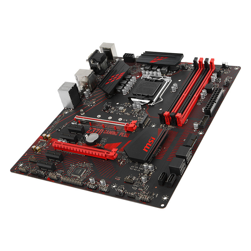 msi/微星 z370 gaming plus lga1151针脚z370系列主板