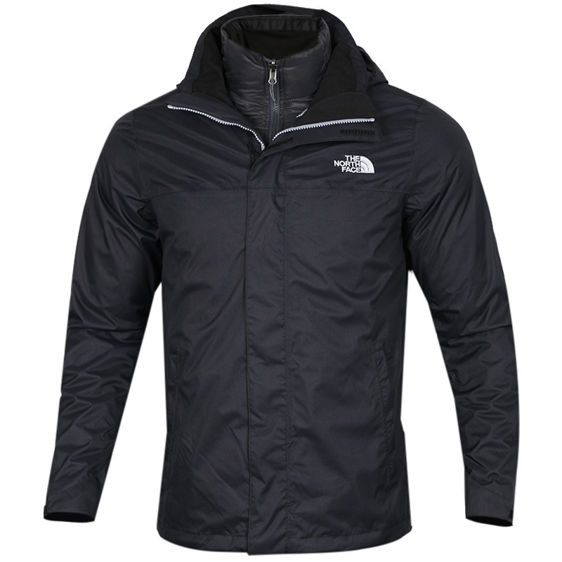 The North Face/北面 男装 羽绒三合一防风保暖冲锋衣3CGMJK3 3CGMA7L 3CGMJK3 2XL