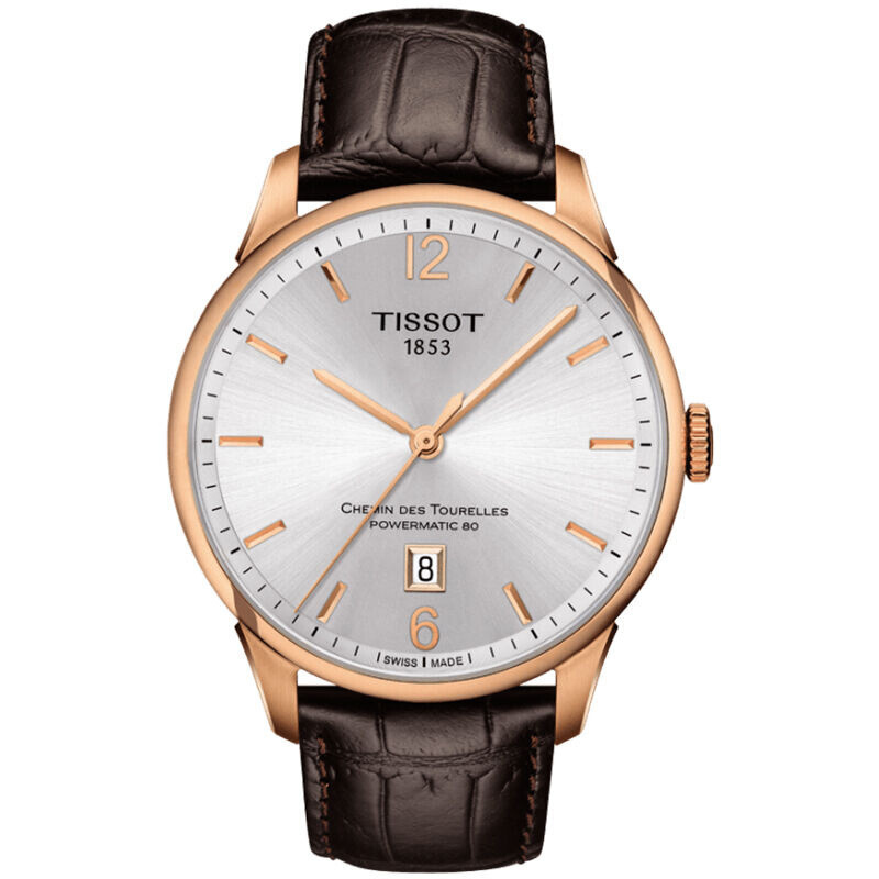 天梭(Tissot)手表杜鲁尔系列商务休闲男士腕表机械男表 T099.407.36.037.00