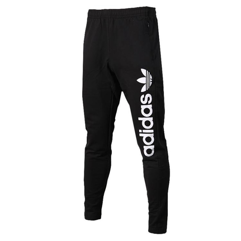 Adidas/阿迪达斯 男裤 2017新款 三叶草 运动休闲裤针织收腿长裤|BQ5402 54/L(185/96A) BQ5402