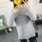 902新款针织衫女短款毛衣秋冬季新款韩版宽松打底衫纯色套头上衣加厚毛衣
