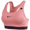 耐克Nike2018新款女装运动胸衣运动服0综合训练823313-010 823313-644 L