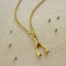 Lily Charmed 英国设计师品牌 金色许愿骨项链 纯手工打造 项链 锁骨链 金色 金色