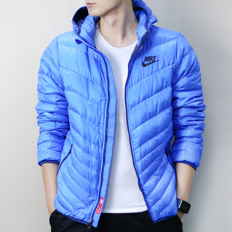 NIKE/耐克 男装 秋冬款运动服外套防风保暖舒适休闲羽绒服外套|541457-011 L(175/92A) 541457-406