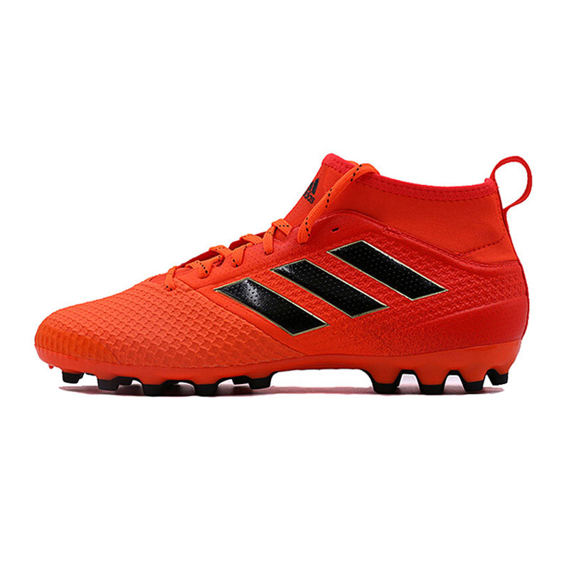 adidas阿迪达斯男子足球鞋2017年新款AG鞋钉运动鞋BY2195 红色 39