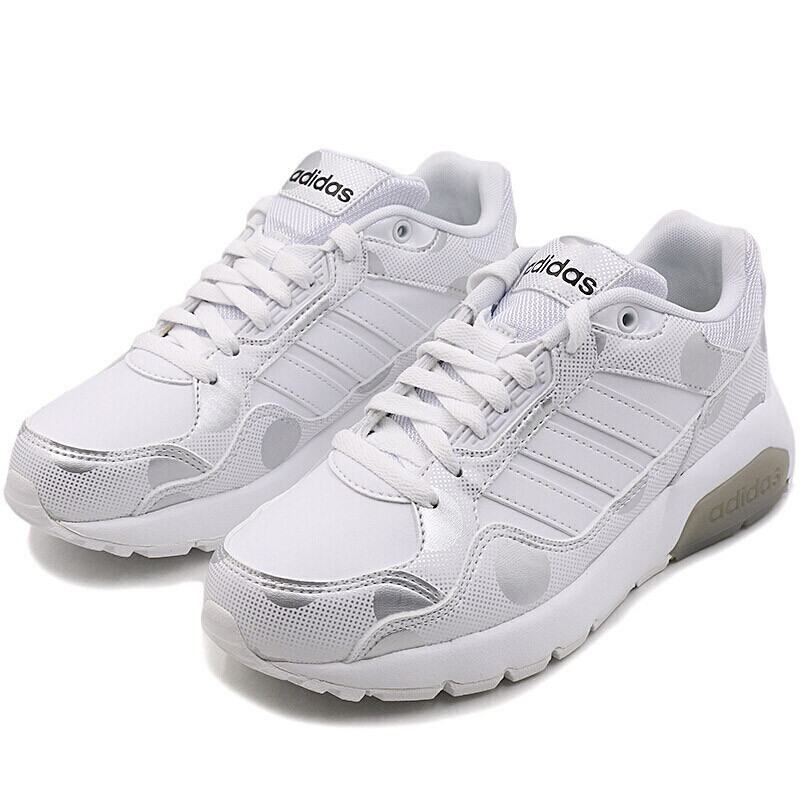 Adidas/阿迪达斯 女鞋 NEO 低帮厚底运动鞋板鞋休闲鞋 AC7780 AC7778 白色 39/6