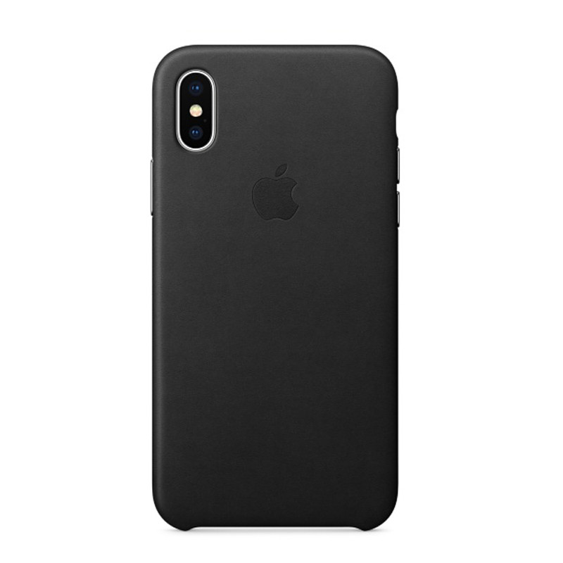 iPhone X 皮革保护壳 MQTD2FE/A黑色