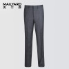 美尔雅(MAILYARD)西裤男 纯羊毛商务休闲男士西裤 男式西装裤 330 92 灰细格