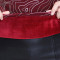 歌诺瑞丝2017秋冬女装新款韩版修身加绒加厚大码高领打底衫女6861 红色 XXXL