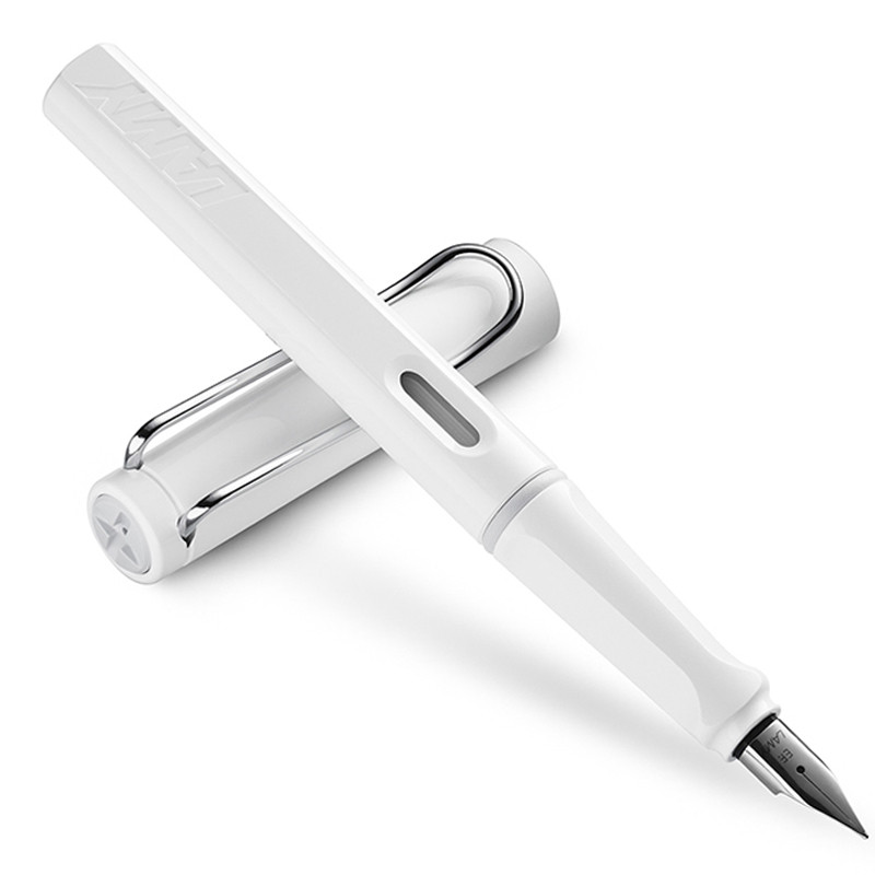 凌美(LAMY) Safari狩猎者系列钢笔 墨水笔 白色F尖 白色