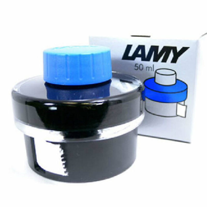 LAMY凌美T52墨水纯蓝色50ml非碳素墨水 凌美钢笔笔用墨水