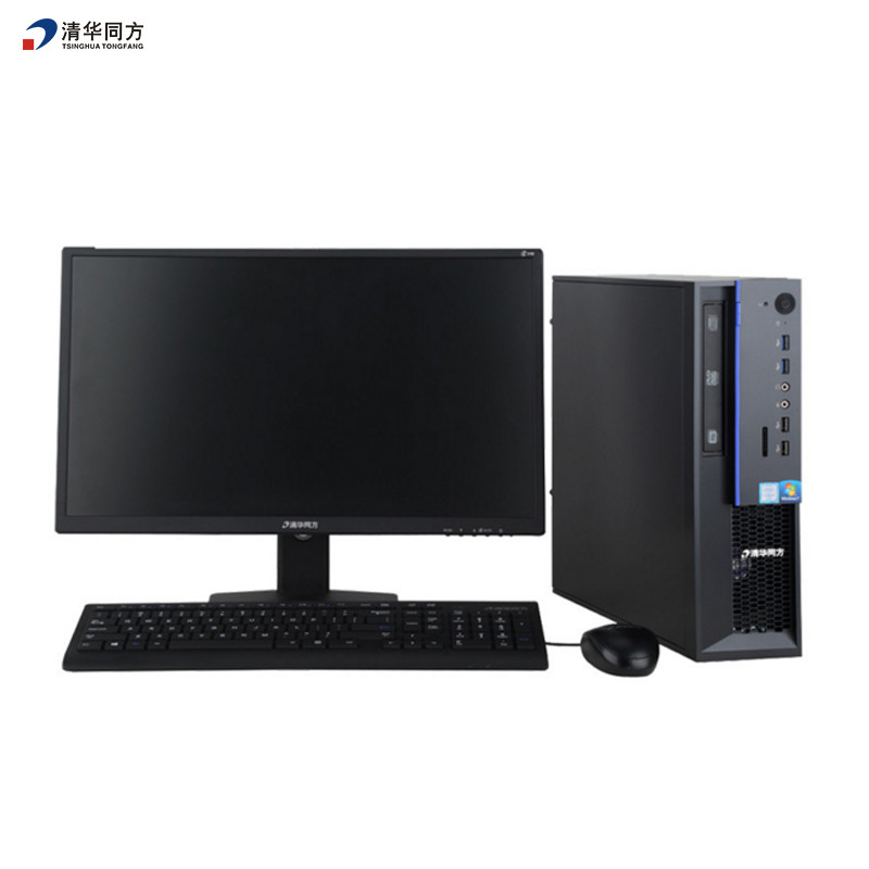 清华同方(THTF)超越E500商用台式电脑+19.53显示器（i3-6100/8G/1T/DVDRW/WIN7）