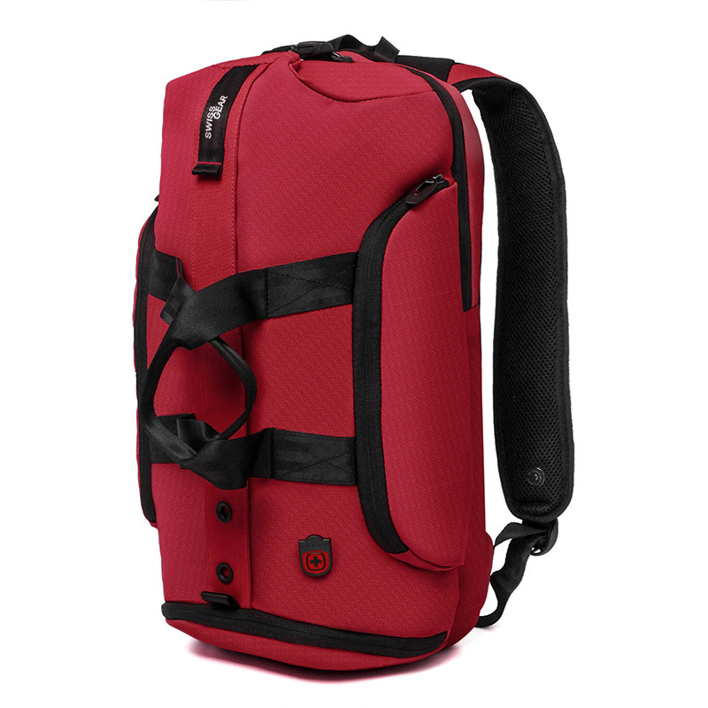 SWISSGEAR瑞士军刀双肩包旅行包 手提双肩两用包 SG-96002 红色