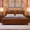 艾帛利(AIBOULLY) 现代中式实木床卧室床储物床木质实木床1.8m 婚床双人床1.5米木床 高箱储物床 中式简约新 【1.8*2m高箱床】榉木色
