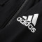 adidas阿迪达斯女子夹克外套2018新款连帽针织休闲运动服S97065 黑色 L