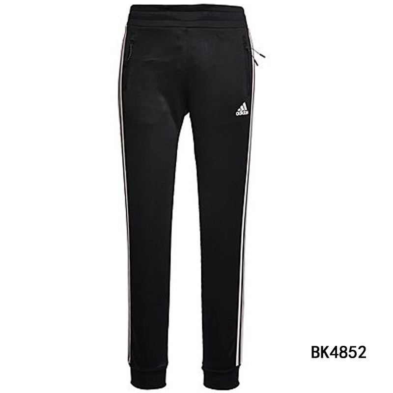 Adidas阿迪达斯女裤2017春季新款针织三条纹运动休闲长裤BK4852 L（170/76A） BK4852