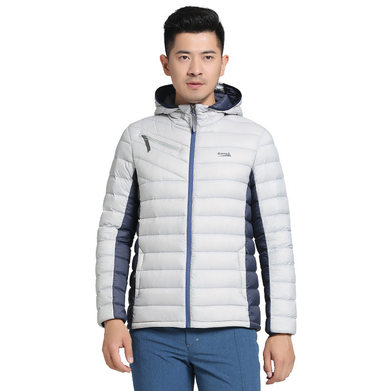 犸凯奴羽绒服XM031721002 XL 银灰色