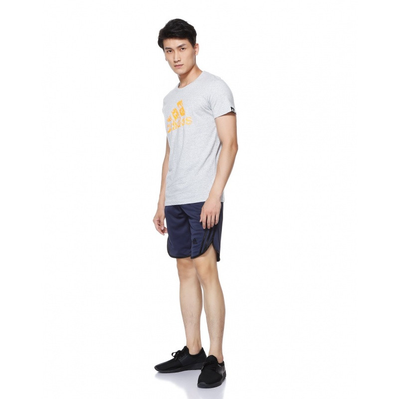 阿迪达斯adidas男装短袖T恤-ADITSG2-GYO 2XL 灰/黄