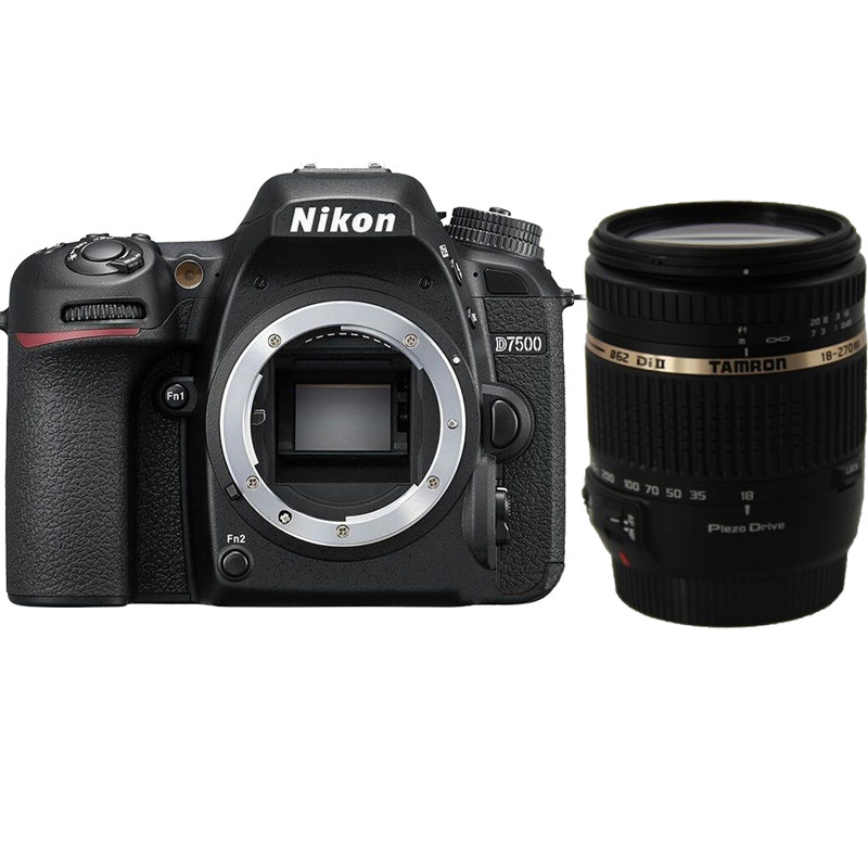 尼康(Nikon) D7500（腾龙18-270mm）数码单反相机 单镜头套装 约2088万像素