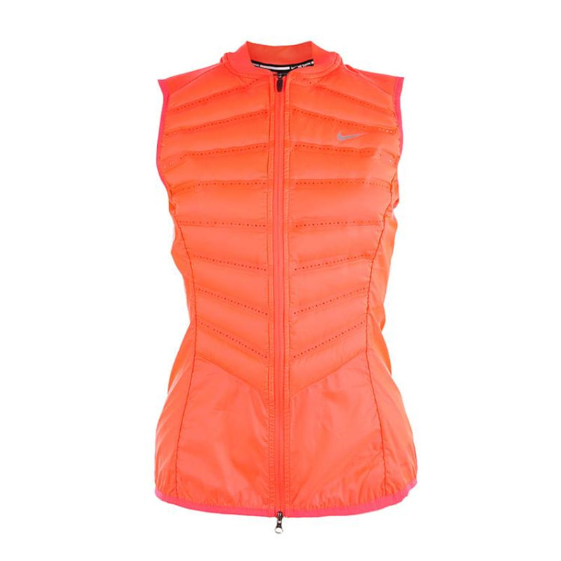 Nike/耐克 女装 舒适保暖跑步训练运动服休闲服羽绒马甲|616260-646 XS（150/76A） 616260-646