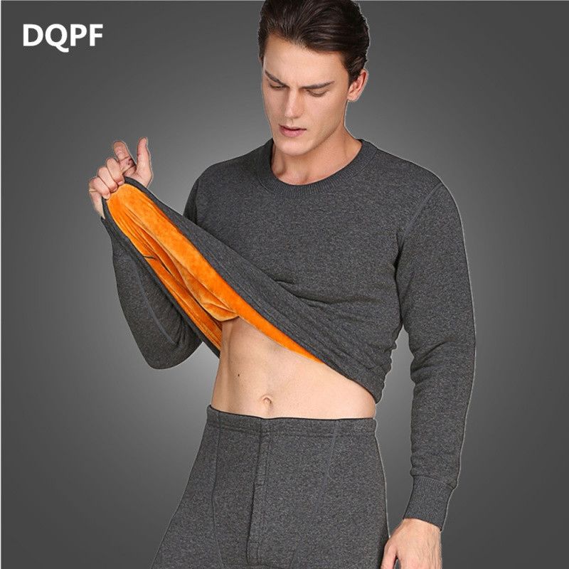 新款厚中老年保暖内衣女加厚加绒中高领大码男