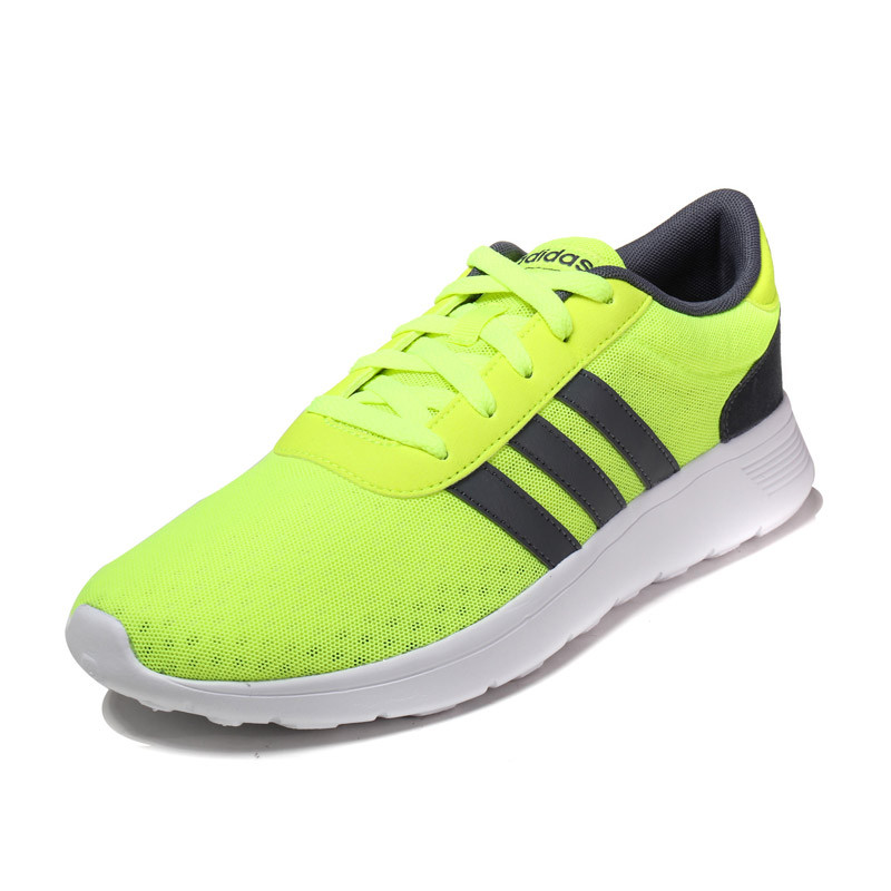 Adidas/阿迪达斯 男鞋 NEO运动鞋低帮透气休闲鞋板鞋 F76401 荧光黄 45