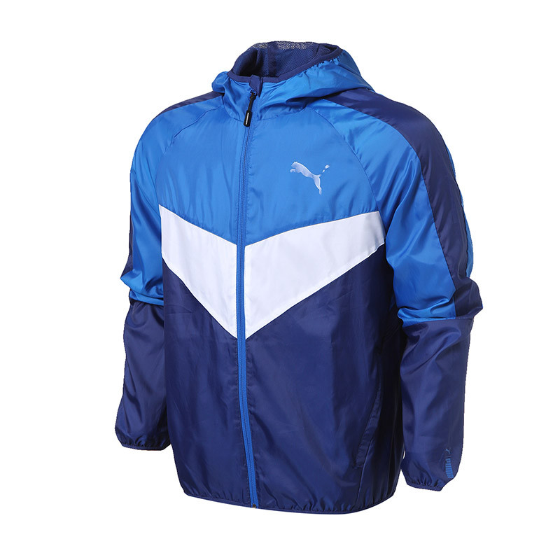 彪马Puma2017新款男装外套运动服运动休闲59457601 XXL 深蓝色