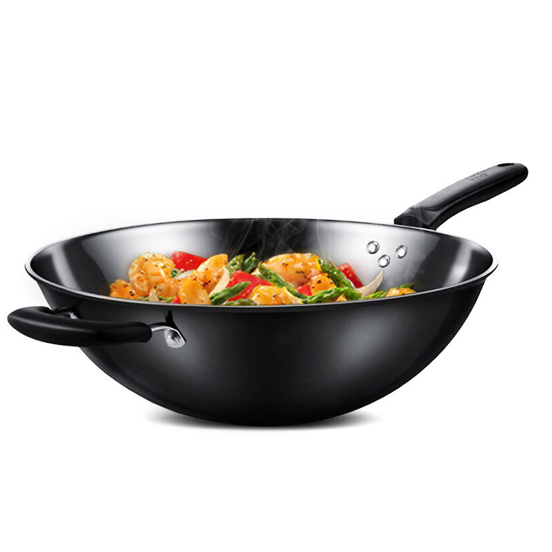 炊大皇(COOKER KING)省油老铁锅DZAF34SY 34CM