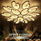 后现代简约客厅灯个性LED大气时尚艺术创意北欧灯饰卧室吸顶灯具10+5头95*12无极调光 4头57*9无极调光52W带遥控
