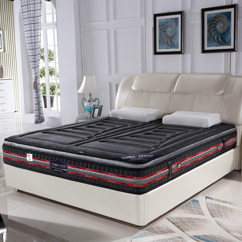 乳胶床垫双人弹簧床垫独立簧两面双用竹纤维面料 默认颜色