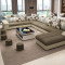 驰友(CHIYOU) 沙发布艺沙发建议现代中大户型U型布艺沙发组合 四件套