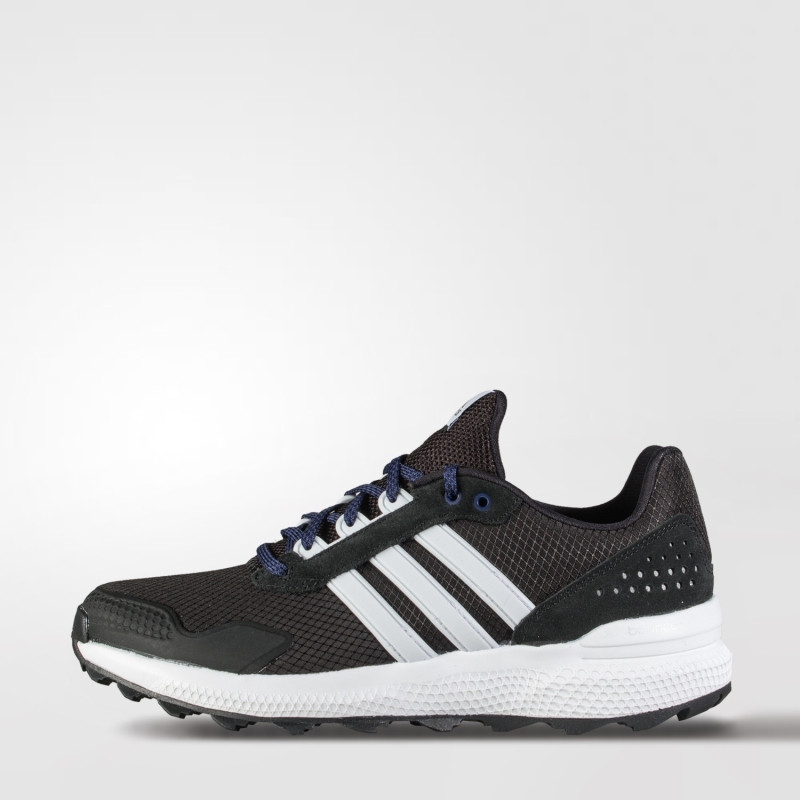 ADIDAS阿迪达斯17新款男子轻便透气跑步鞋运动鞋-AQ5205 1号黑色/亮白/深藏青 45