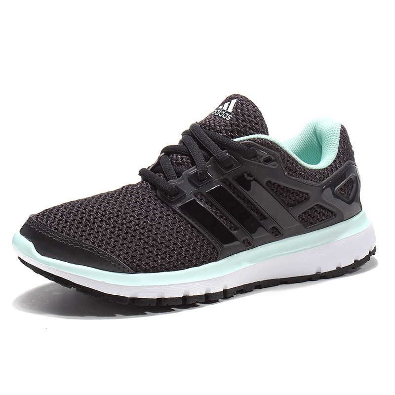 adidas阿迪达斯女鞋跑步鞋2016新款减震运动鞋 AQ4191 黑色 36.5码