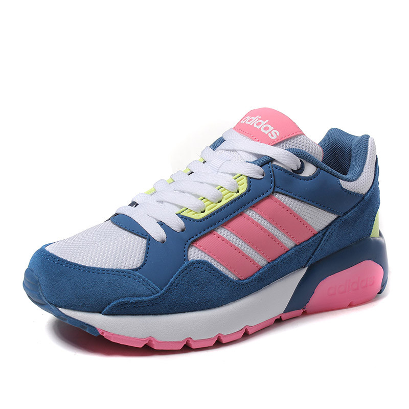 adidas阿迪达斯NEO女鞋休闲鞋2017年新款RUN9TIS运动鞋BB9742 蓝色 38