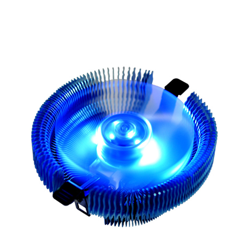 超频三（PCCOOLER）青鸟四智能版 CPU散热器775 115X AMD CPU风扇 智能蓝光风扇