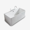 一体式浴缸嵌入式独立式靠枕洗手间水阀卫浴欧式洗澡盆保温小户型 &asymp1.7M 简约空缸