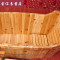 加厚木桶浴桶沐浴桶泡澡木桶家用洗澡桶木质澡盆桑拿浴缸 加厚1.3米套餐二